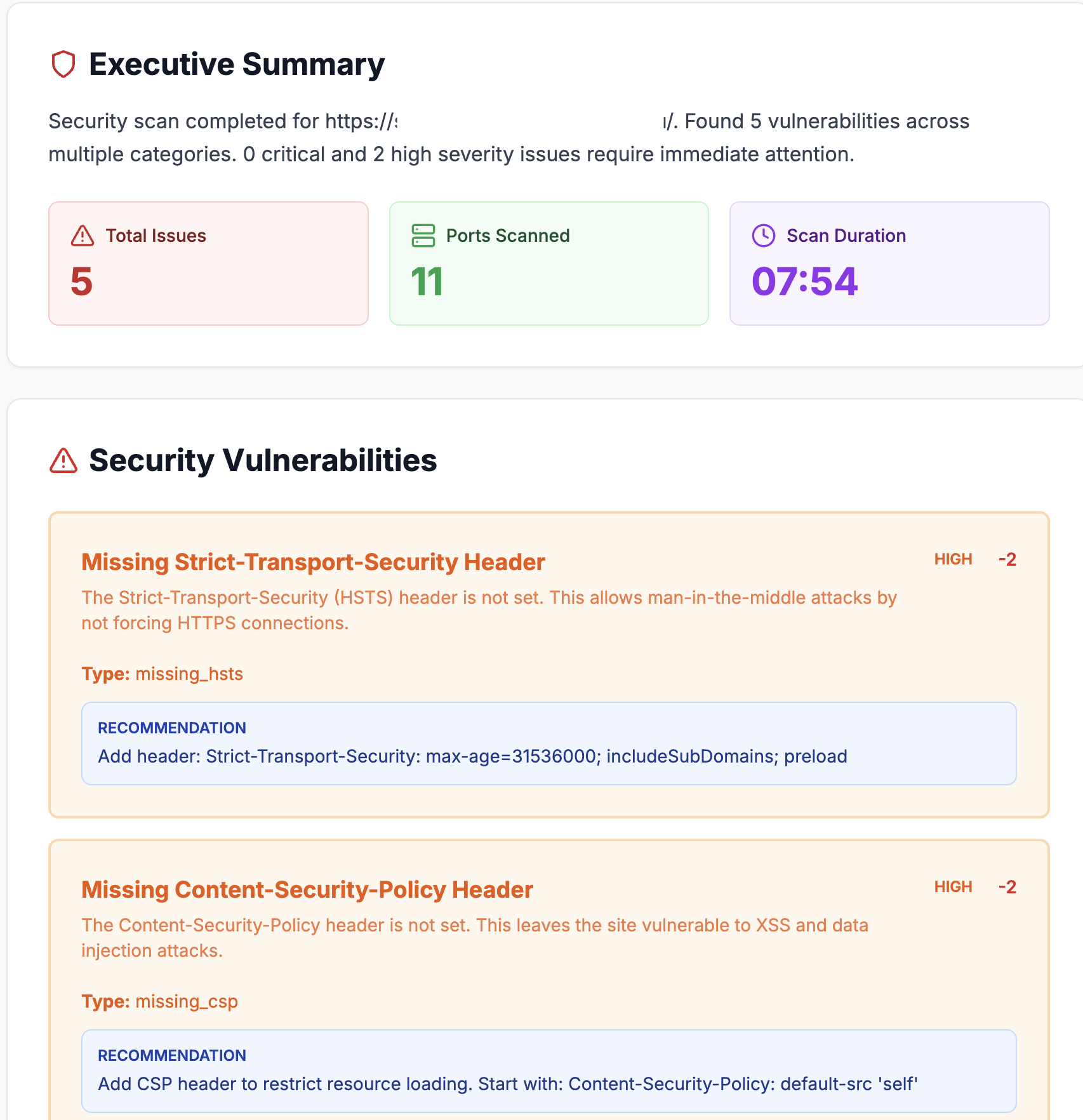 Biz Secure Online dashboard
